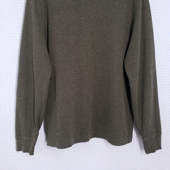 Polo Ralph Lauren 1/4 Zip Sweater Mens Small Green Pullover Preppy Casual Cotton - Picture 7 of 16